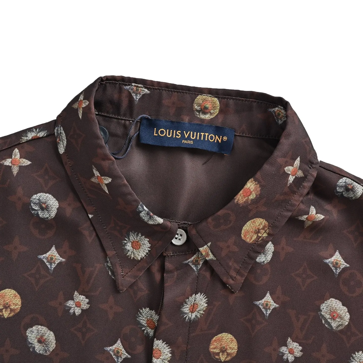 Louis Vuitton/Louis Vuitton 26ss presbyopia daisy all-print suit short-sleeved shirt